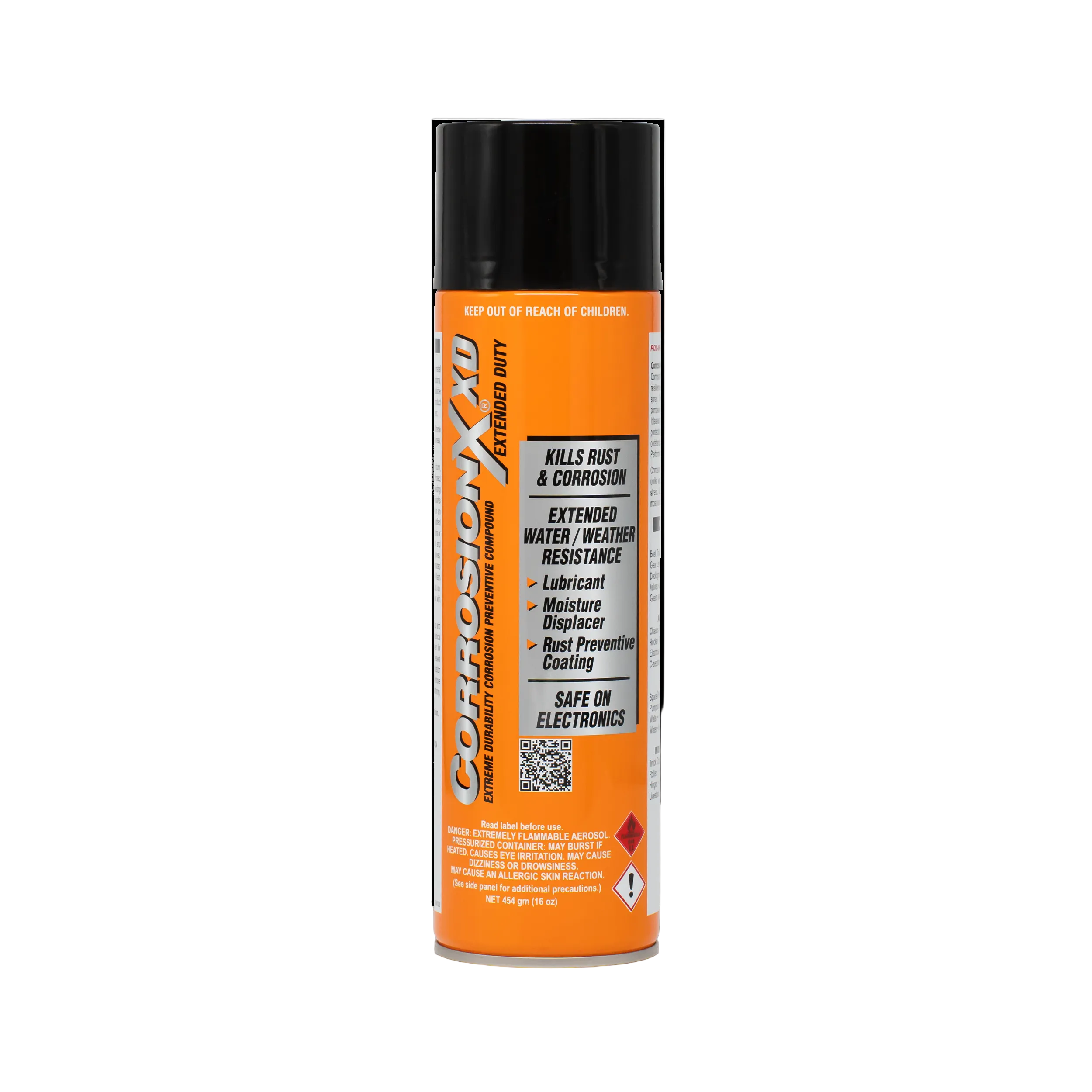 Corrosion-X 100 spray can on a white background