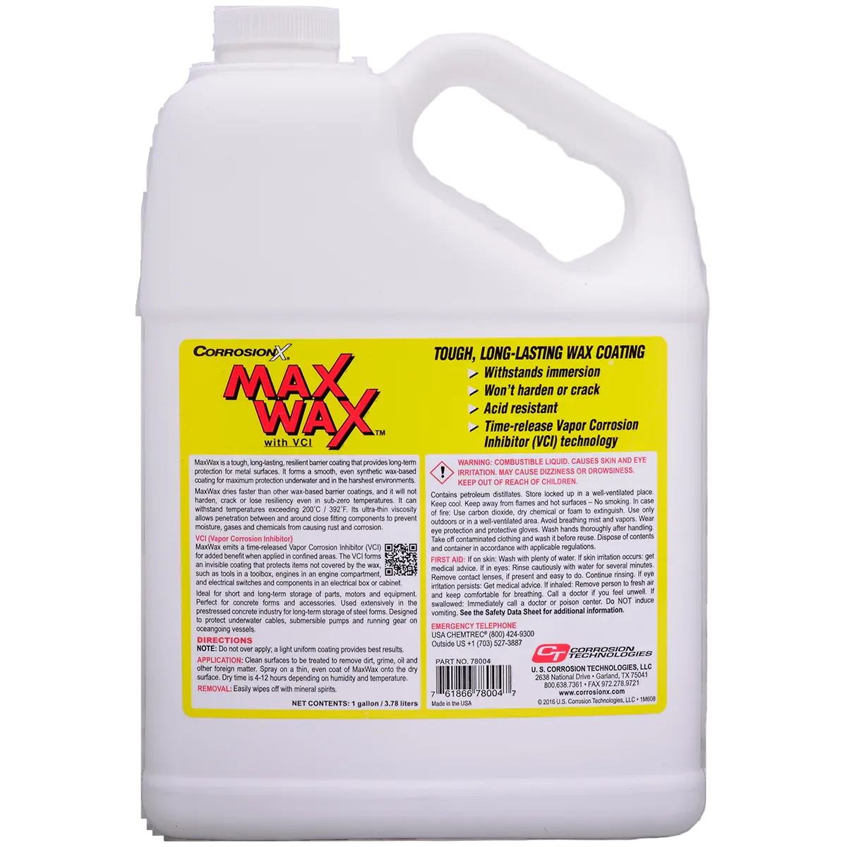 Max Wax with YU container on a white background