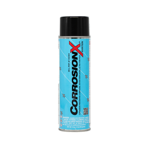 Corrosion X spray can on a white background